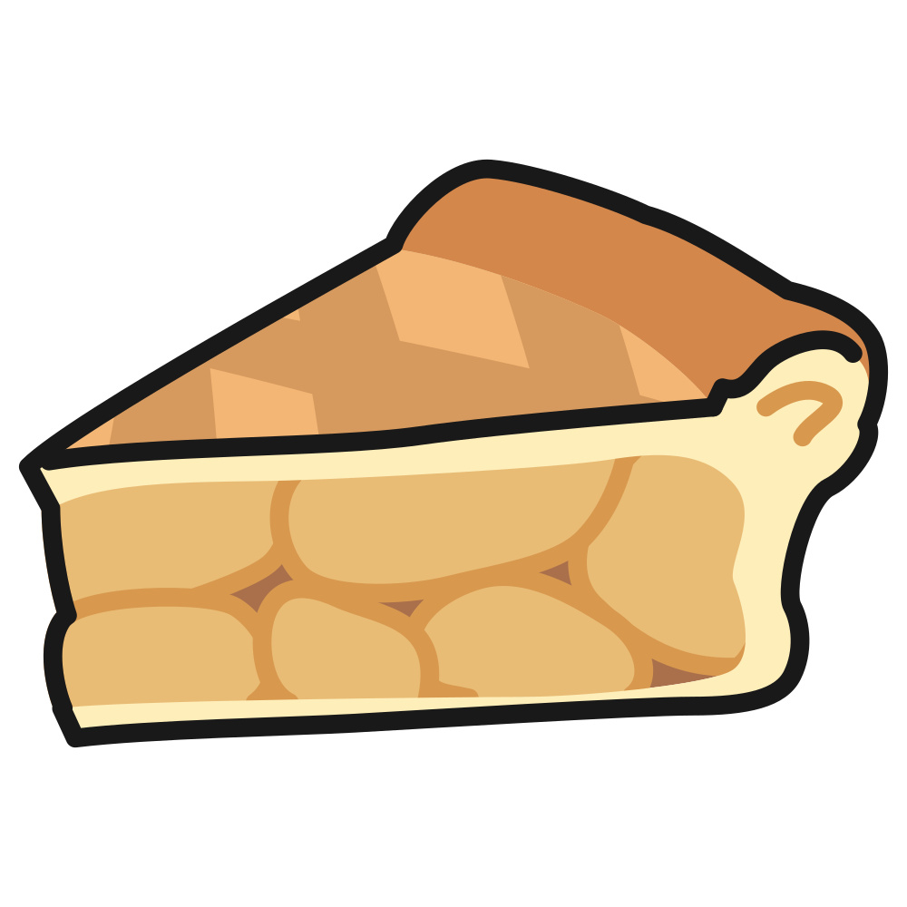 OnlineLabels Clip Art - Slice of Apple Pie